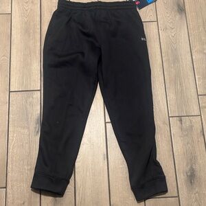 Russell Athletic Flex Jogger Pants Black Charcoal Performance Joggers Size L NWT